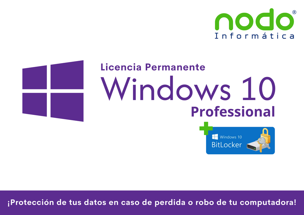 Windows 10 Pro - Licencia Permanente