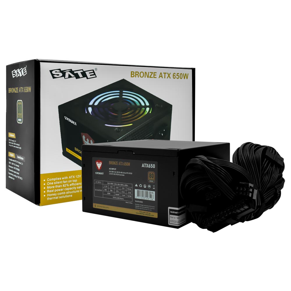 Fuente Satellite ATX 650 80 Plus Bronze 650W