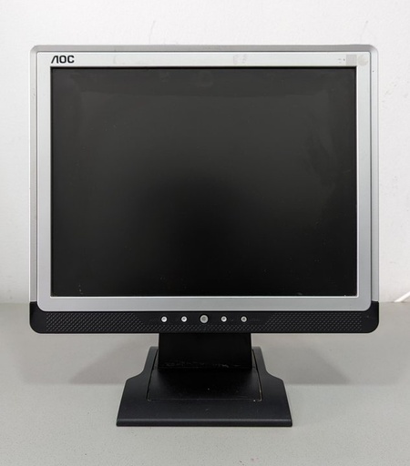 Monitor AOC Gris (Buen estado - entrada VGA)