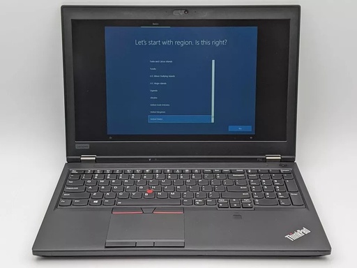 [COMP000024] ThinkPad P52 15.6" - Muy Resistente y Segura | Certificada p/ Edición de Video & CAD
