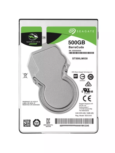 [PROD000070] Disco Duro 2.5" Seagate Barracuda 500 GB